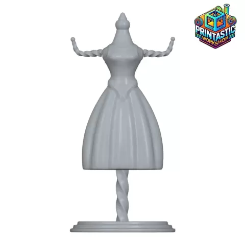 JEWELRY STAND – FEMALE MANNEQUIN JEWELRY HOLDER, 3D PRINTABL - Printastic Workshop