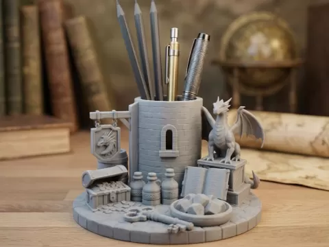 The Dragon's Scriptorium - Fantasy Stifthalter