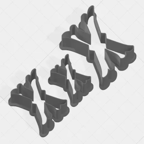 Letter X Collection Cookie Cutter
