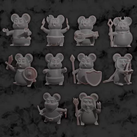 DnD Hamsters by LlamaBros