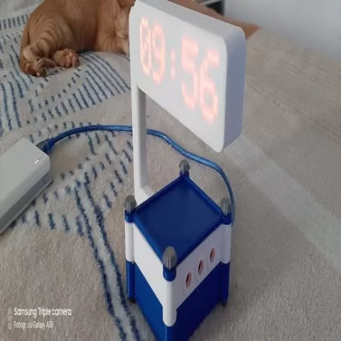 Matrix led weather station