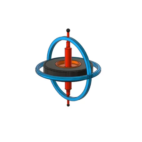3D Gyroscope Model