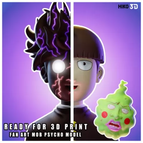 Mob Psycho 100 - 3D FanArt