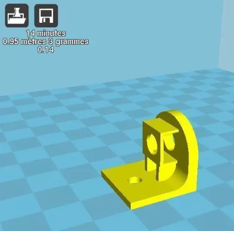 square bracket M5 for IKEA table