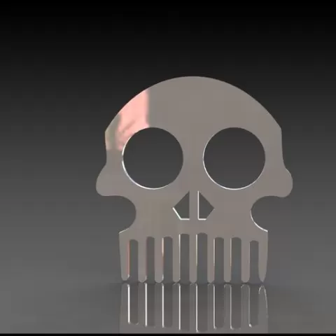 Skull comb