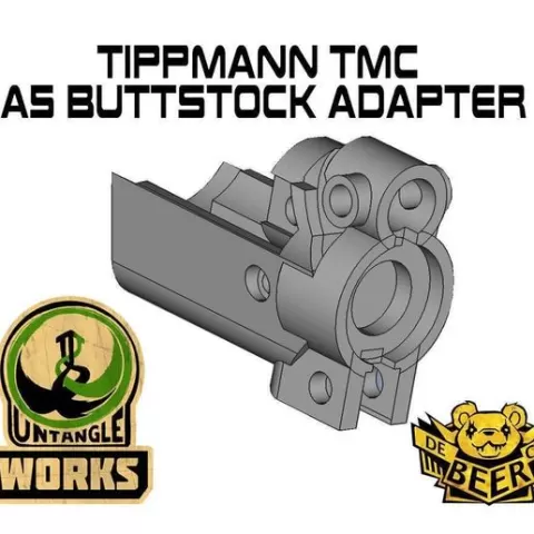 Tippmann TMC to A5 buttstock adapter