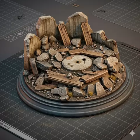 Rounded Ruins Base