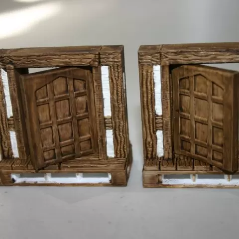 Tudor Door for S Walls - Openlock / OpenForge
