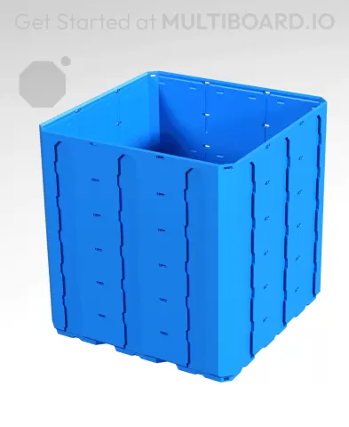 3x3x3 LU - Topped Rail - MultiBin Shell