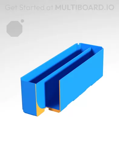 1x3x1 CU - Curved - Double Divided Bin - Multibin Insert