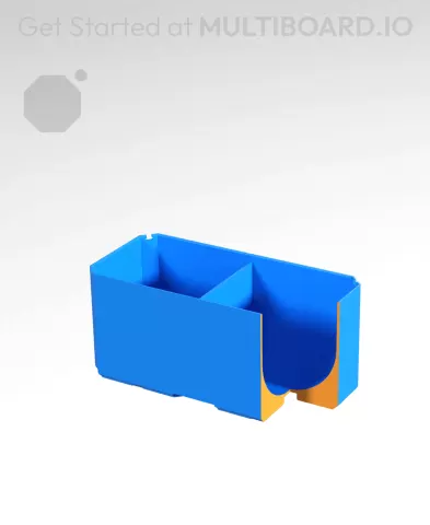 2x1x1 CU - Full Curved - Divided Bin - Multibin Insert