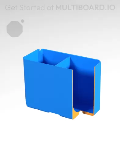 2x1x1.5 CU - Curved - Divided Bin - Multibin Insert