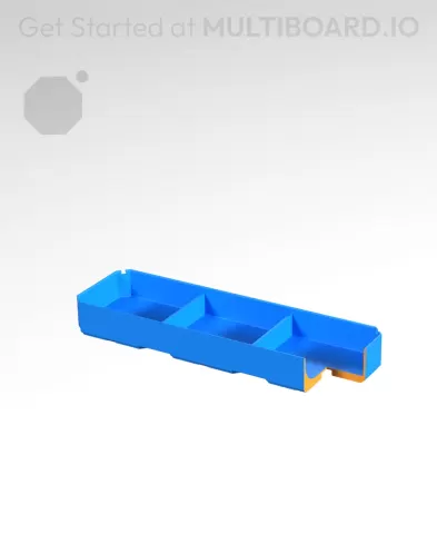 3x1x0.5 CU - Curved - Divided Bin - Multibin Insert
