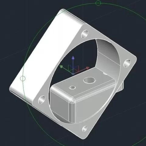BLtouch mount for E3D titan aero volcano - FT5