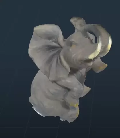 Clay elephant - Imrich