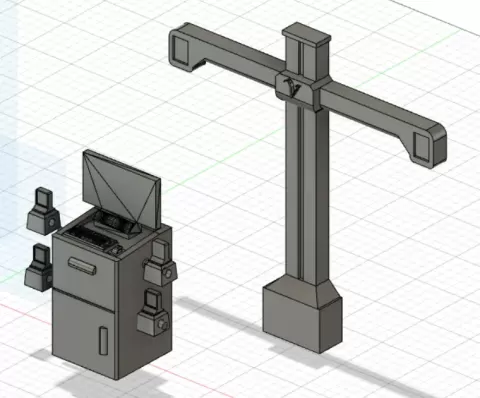 1/18 MACHINE A ALIGNEMENT DE ROUE / WHEEL ALIGNMENT MACHINE - Vendetta3Diorama