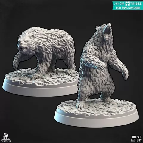 Two bears by Threat Factory