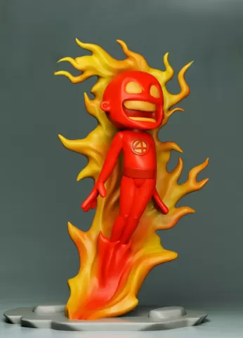 Chibi Flame-Wielding Hero – STL
