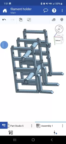 filament holder - 3D Falcon