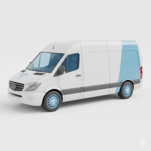 Medical Supply Delivery Van, car, vehicle, automobile, supercar, sportscar, coupe, sedan, racing, car STL, model car