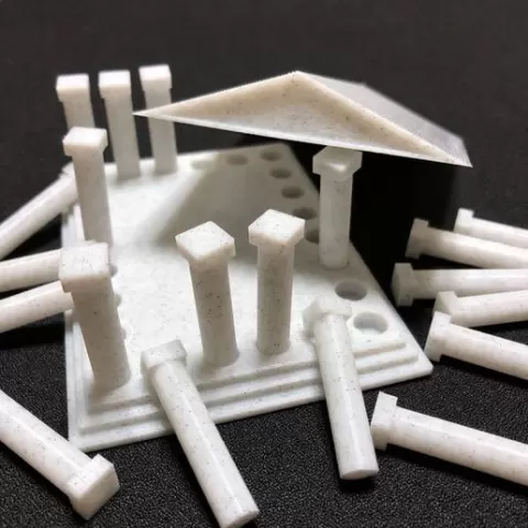 Make a simple Parthenon 2019v with Tinkercad