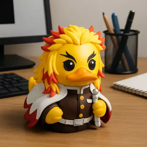 Rubber Duck - Rengoku Kyoujurou Demon slayer sword - 3D prin - Rubber Duck