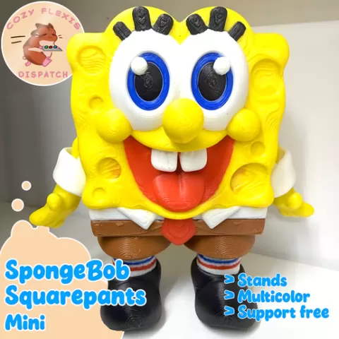 Spongebob Squarepants MultiColor Mini Print-In-Place