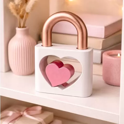 Love Lock Heart STL