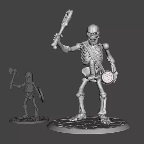 28mm Skeleton Army Undead Giant