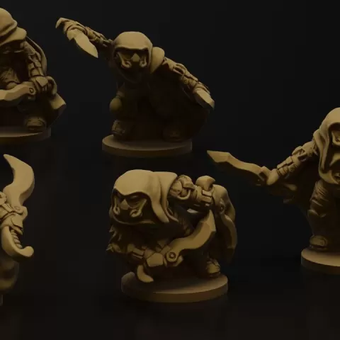 Rahiban Muqa Resistance Fighters (Epic 6mm) by Wakes Emporium