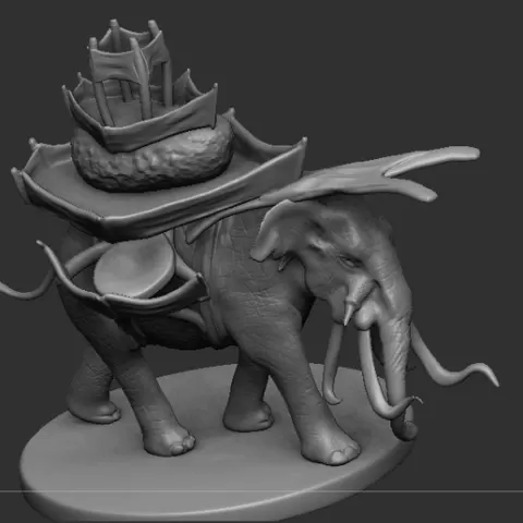 Elephant for table top