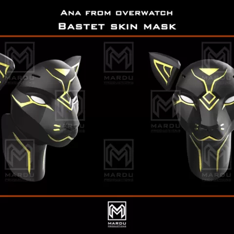 Ana's Bastet mask (Overwatch)