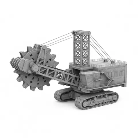 Bucket Wheel Excavator, car, vehicle, automobile, supercar, sportscar, coupe, sedan, racing, car STL, model car