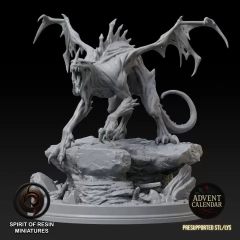 Scarlet Terror Drake by Spirit of Resin Miniatures
