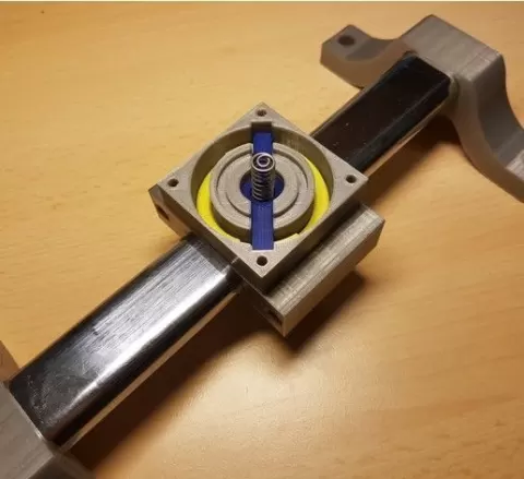 Quick release locking mechanism 1 spring