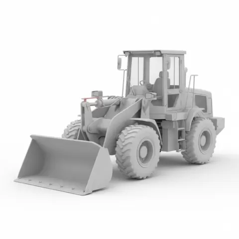 Wheel Loader, car, vehicle, automobile, supercar, sportscar, coupe, sedan, racing, car STL, model car