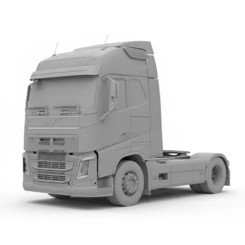 Volvo FH16, car, vehicle, automobile, supercar, sportscar, coupe, sedan, racing, car STL, model car