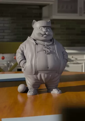 FAT RAPPER CAT - MirDraft