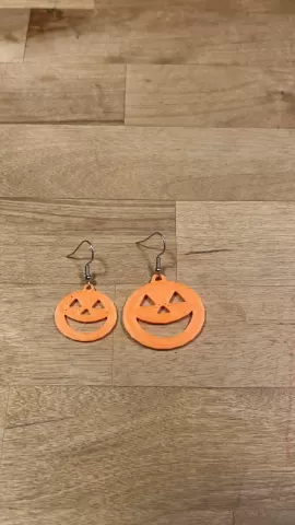 Pumpkin earrings - Printer mum