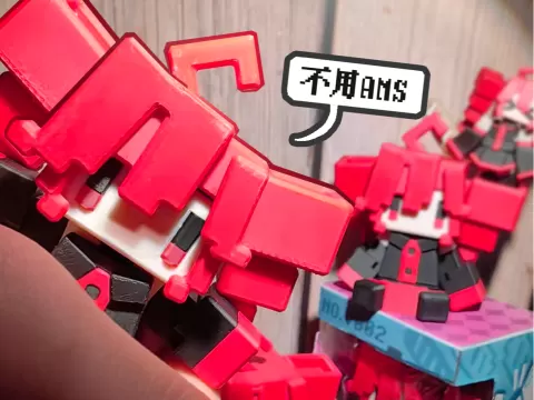 重音teto 像素风迷你手办（无AMS可动）