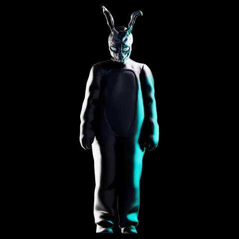 Donnie Darko Movie character to print by parts - greencatpoly
