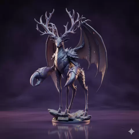 dragon creature Maker Friendly 3d print fantasy fantasy creature 3D Printable Model STL fantasy Download for Hobby Projects