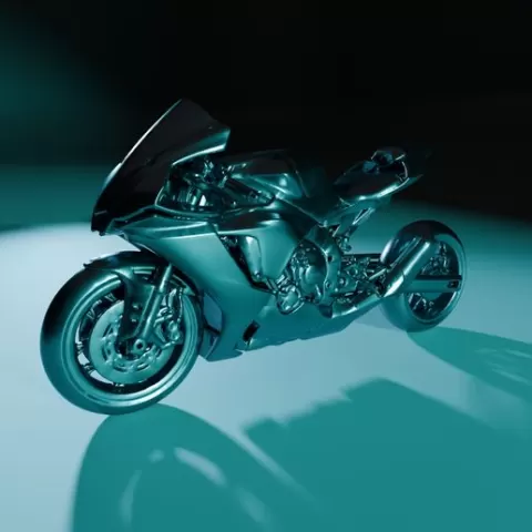 Yamaha R1 2020 Drag Bike – High Detail 3D Printable Motorcycle