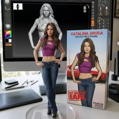 CATALINA ARUCA: The Soul of Motel 22! 💃 My Name is Earl 3D Model
