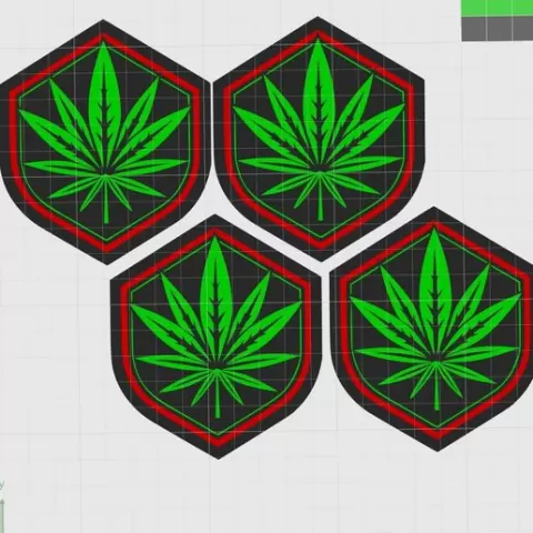 Leaf Drinks Coaster and Holders