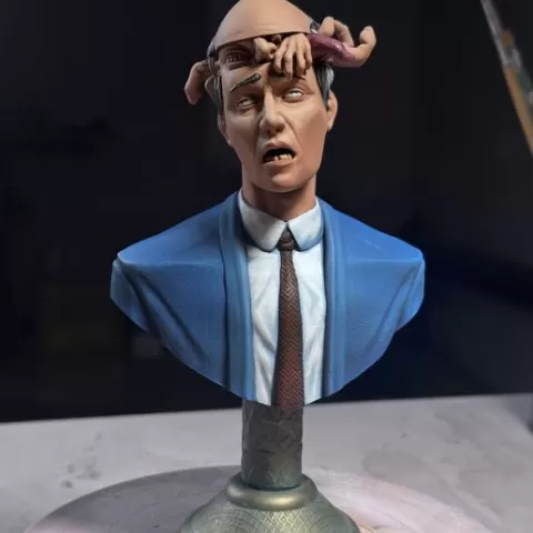 Average office day statue