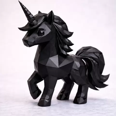 Lowpoly Unicorn - Kerwii