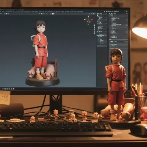 Chihiro Ogino from the anime film Spirited Away - GoldenDawn