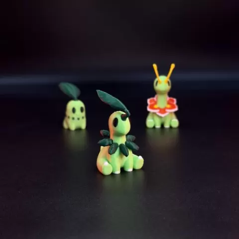 BAYLEEF Pokemon Mini figure
