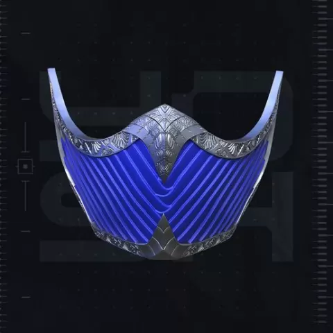 MK2 Kitana Mask 3D Printer STL File